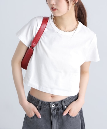 USAコットンクルーネックTシャツ