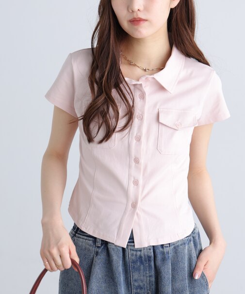 コンパクトシャツカットソー