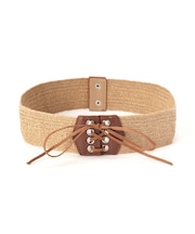 レースアップ太ゴムベルト