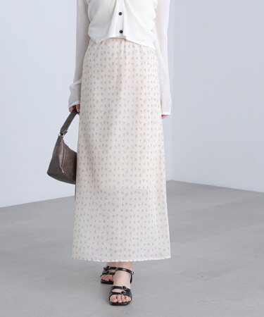 花柄シアーナロースカート