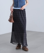 花柄シアーナロースカート