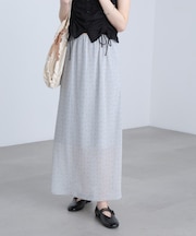 花柄シアーナロースカート