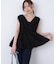＜MFM＞カットジャガードカシュクールブラウス