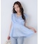 ＜MFM＞カットジャガードカシュクールブラウス