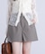〈セットアップ対応〉ハイウエストショートパンツ