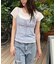 針抜きテレコTシャツ×アソートキャミセット