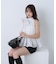 〈MFM〉シアードットティアードブラウス