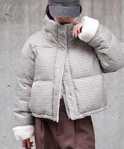 内ボア中綿リバーシブルブルゾン