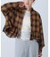 〈MFM〉チェックペプラムシャツ