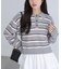POLO BCS ボーダーポロニット