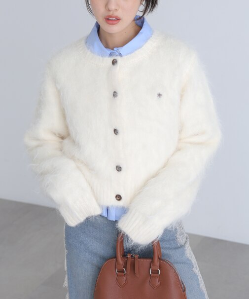 POLO BCS シャギーカーディガン