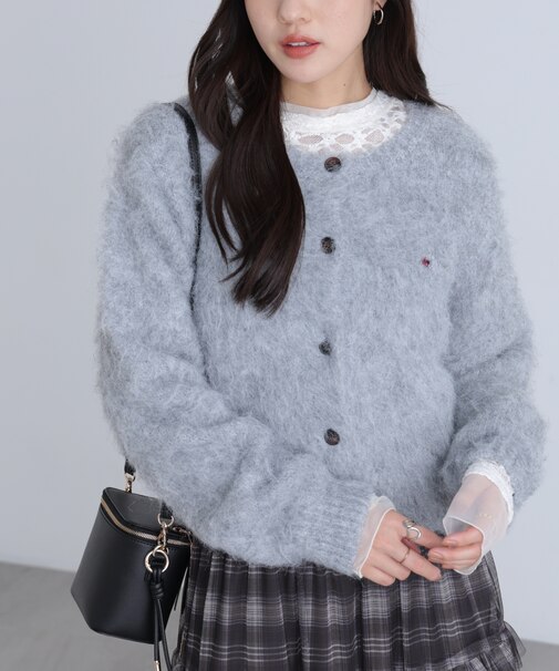 POLO BCS シャギーカーディガン
