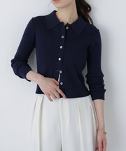 〈MFM〉きらきらボタンニット