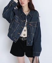 〈Levi's〉LOOSE CROP TRUCKER デニムジャケット