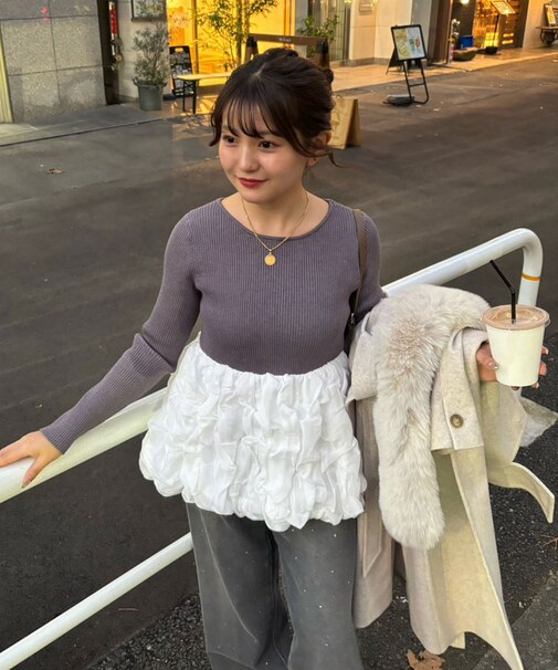 〈ＭＦＭ〉ぽこぽこドッキングニット