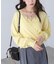 レースドッキングカシュクールニット