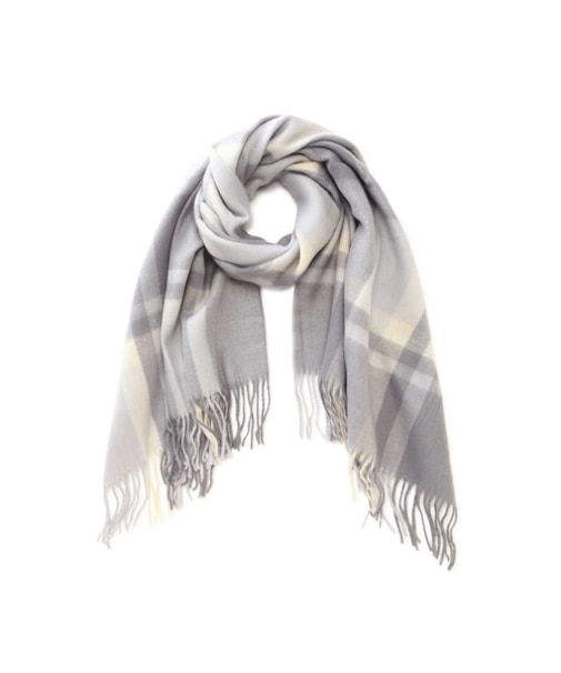 起毛チェックストール