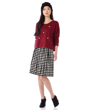 《ブランシック》ミラノリブニット