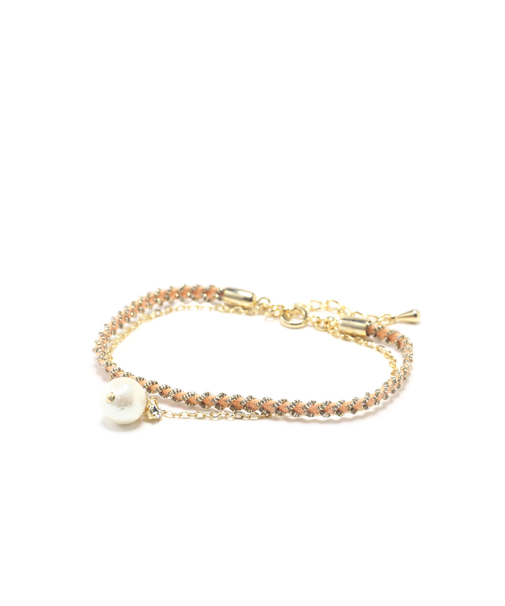 《ブランシック》ロングパールコードブレス