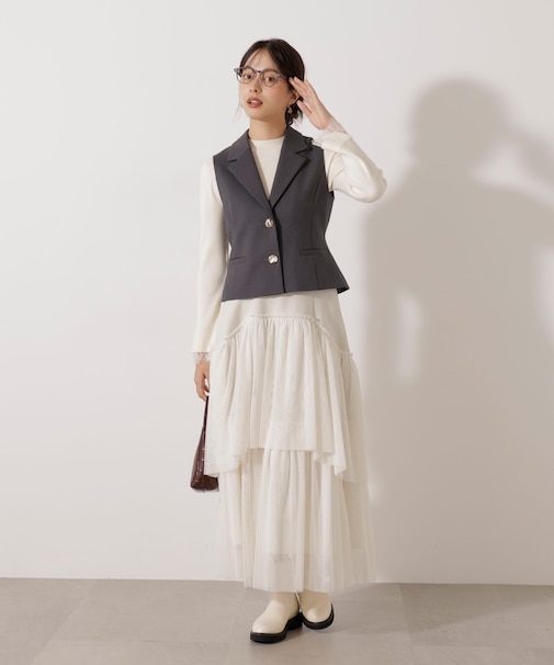 テーラードジレセットアップ