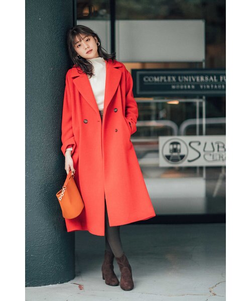 CanCam 11月号掲載｜Wモッサ チェスターコート◇｜プロポーション