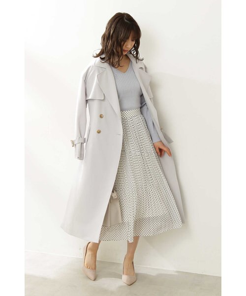 田中みな実さん着用◆エアリートレンチコート 楽天市場】【SALE／20%OFF】《田中みな実さん着用》◇エアリー