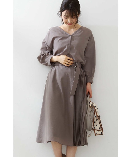 【新品】PROPORTION シャツワンピース ミント 田中みな実 完売品 新品】PROPORTION シャツワンピース ミント 田中みな実 完売品