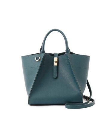 《美人百花11月号掲載商品》ひねり金具トートバッグ＜A4サイズ収納可＞