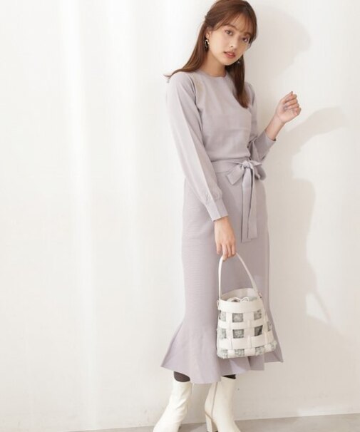 エンブロイダリーニットセットアップ