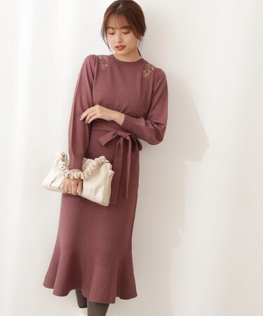 エンブロイダリーニットセットアップ