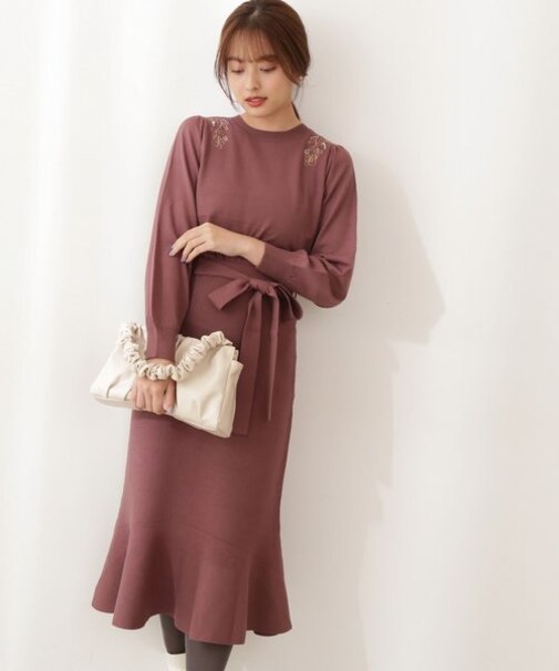 エンブロイダリーニットセットアップ