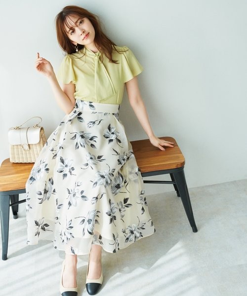 美人百花　ブランド　込み　レディース　大量　まとめ売り　水色　花柄　スカート　他 美人百花 ブランド 込み レディース 大量 まとめ売り 水色 花柄