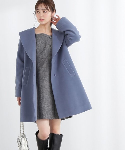 ショールカラーミドルコート / PROPORTION BODY DRESSING EDIT COLOGNE》ショールカラーミドルコート｜プロポーションボディ