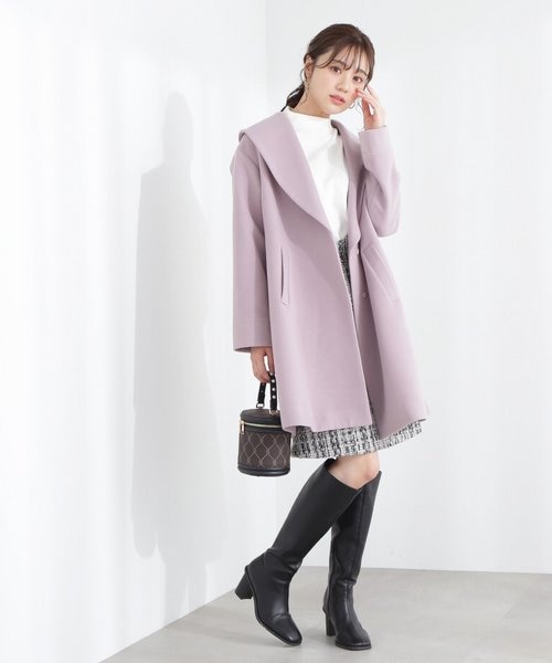 ショールカラーミドルコート / PROPORTION BODY DRESSING EDIT COLOGNE》ショールカラーミドルコート｜プロポーションボディ