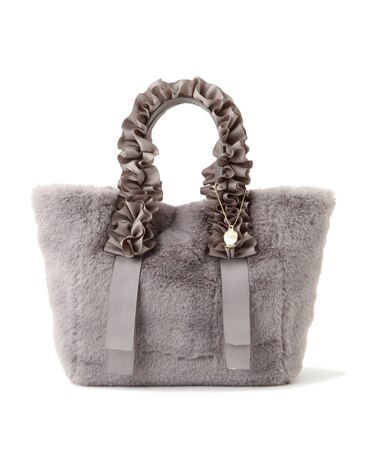 《EDIT COLOGNE》フリルフェイクファートートバッグ