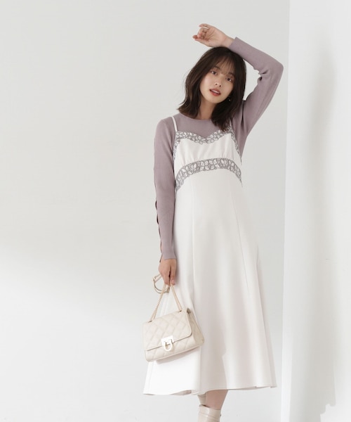 エンブロイダリーシャツワンピース｜プロポーションボディドレッシング