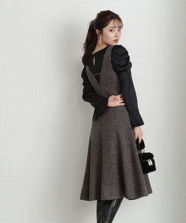 ライトツイードジャンスカ／23AW