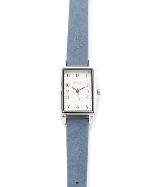 スクエアエンボスダイヤルウォッチ