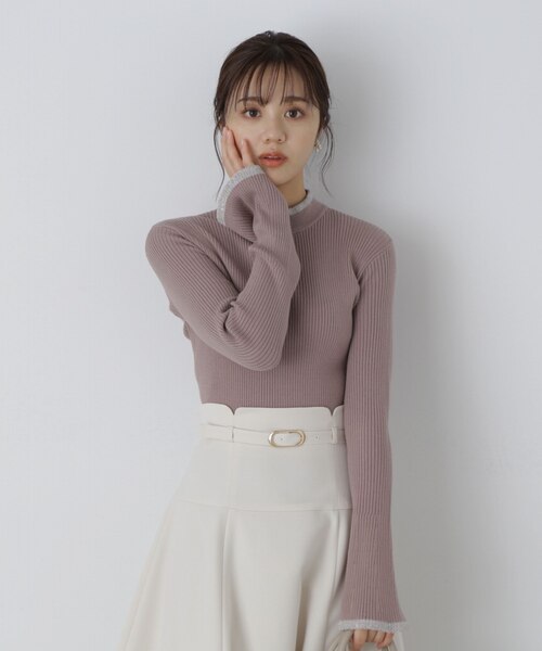baserange ビーニー　ピンク 2WAY❣️レディース ニット帽 ビーニー ポンポン 防寒 ニット帽