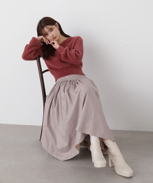 ストーム付きストレッチショートブーツ