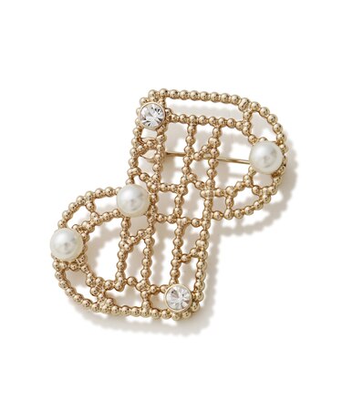 パール付ブローチ