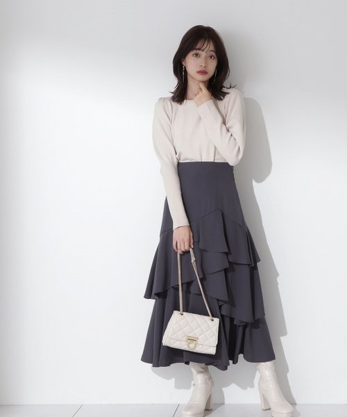 ラッフルティアードスカート｜プロポーションボディドレッシングの通販