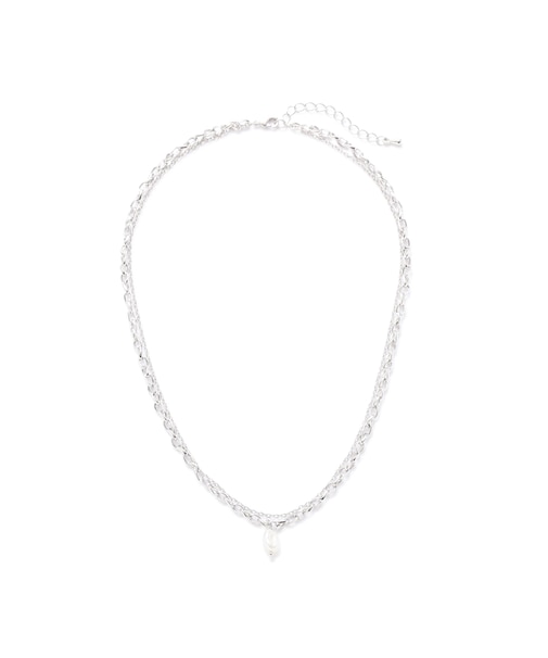 パールトップチェーンネックレス