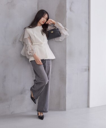 ワイドデニムパンツ24AW
