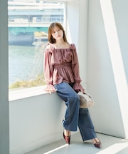 ワイドデニムパンツ24AW