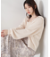 シャイニーフェザーアンサンブルニット　WEB限定カラー：パープル24AW