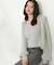 シャイニーフェザーアンサンブルニット　WEB限定カラー：パープル24AW