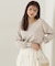 Vネックドルマン総針ニット24AW