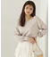 Vネックドルマン総針ニット24AW