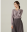 Vネックドルマン総針ニット24AW